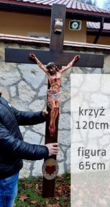 Duży Krzyż pasyjny 120 cm